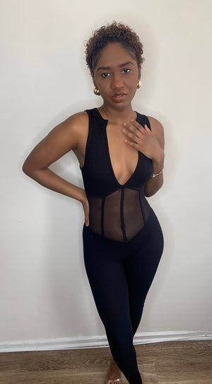 Nights Like This Jumpsuit(Black)