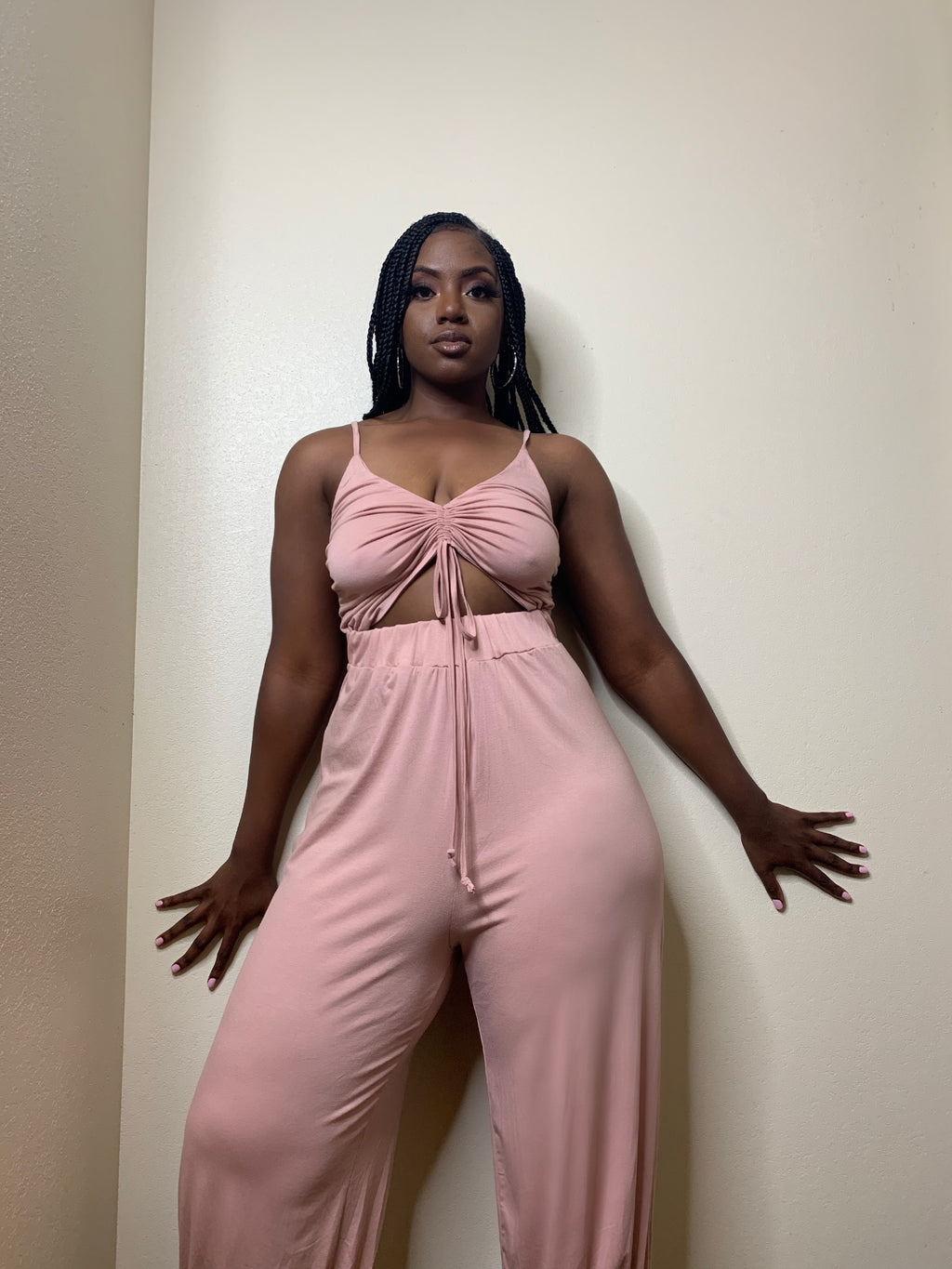 Pretty In Pink Jumpsuit